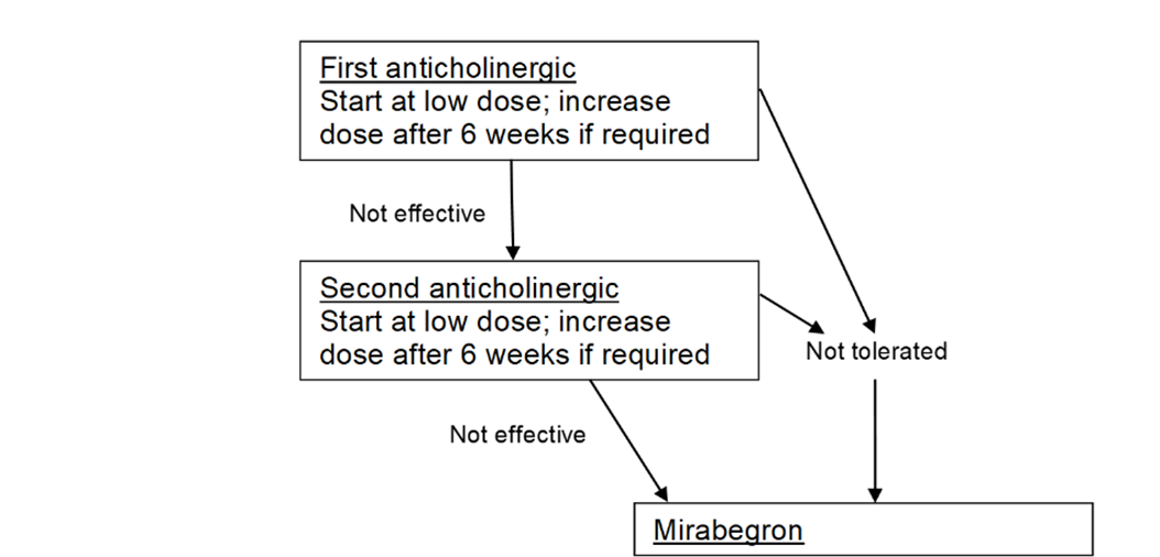 Urogynaecology flowchart