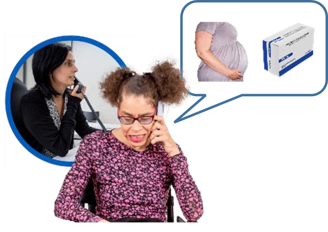 On the phone to the doctor about being on valproate