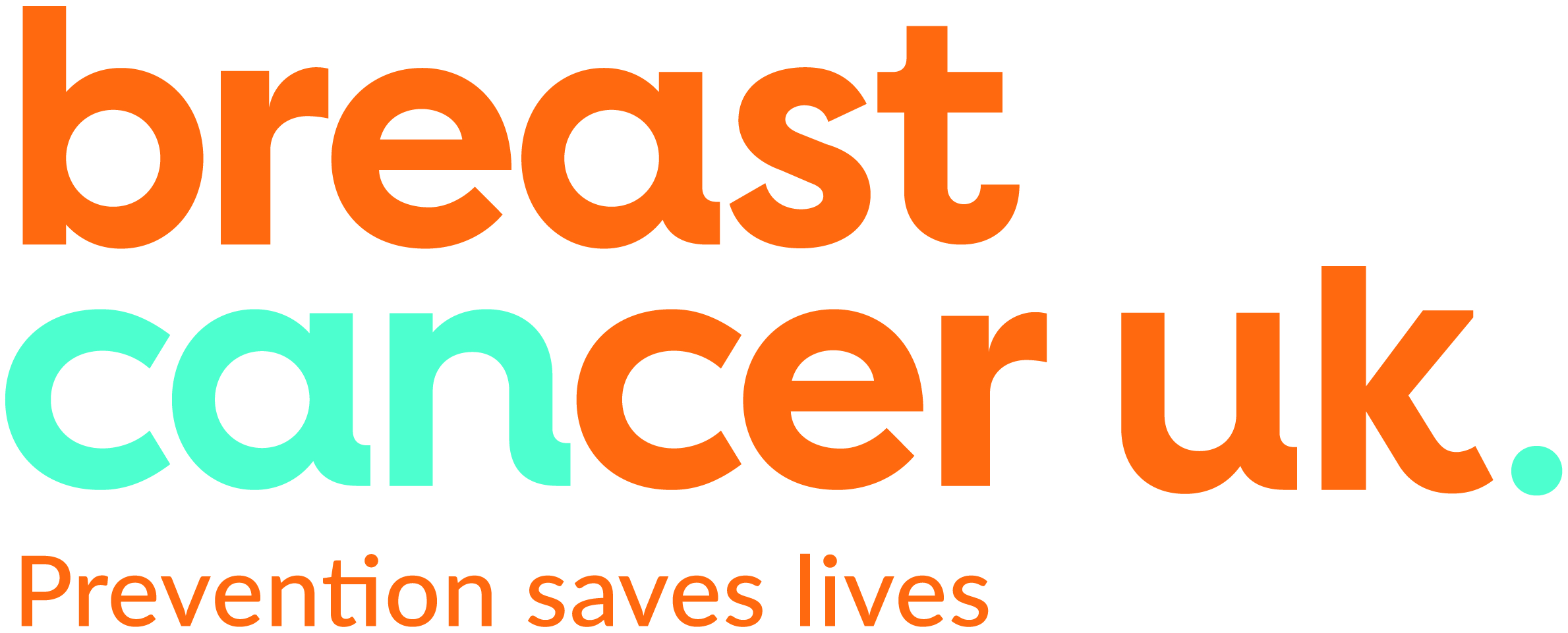 Breast Cancer UK Logo - Prevention saves lives
