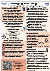 Thumbnail image of poster about weight management